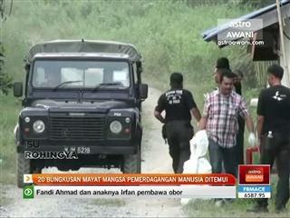 20 bungkusan mayat mangsa pemerdagangan manusia ditemui