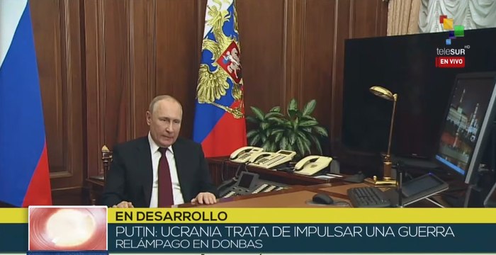 Vladimir Putin reconoce independencia de las repúblicas populares de Donetsk y Lugansk