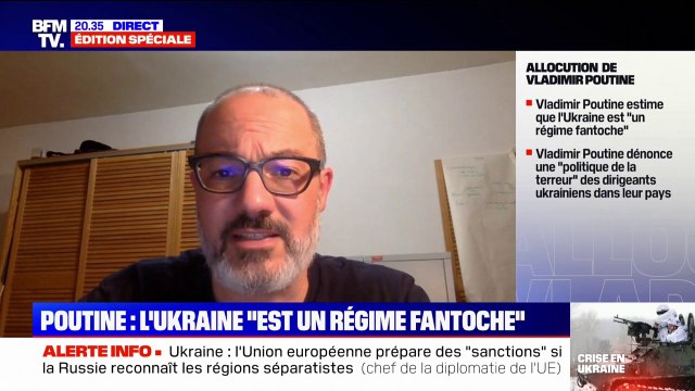 Ukraine: On ne peut plus exclure l'hypothèse d'opération armée , analyse Jean-Didier Revoin, le correspond de BFMTV à Moscou