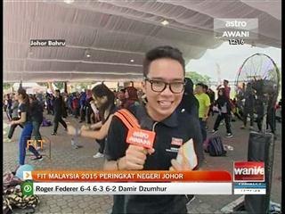 FIT Malaysia 2015 Johor: Tarian senaman di pentas utama