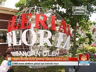 Taman musim sejuk Eropah tarikan Floria 2015