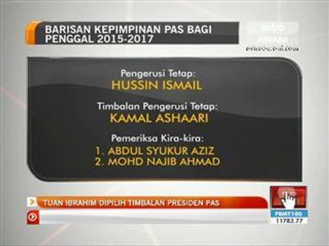 Tuan Ibrahim dipilih Timbalan Presiden PAS