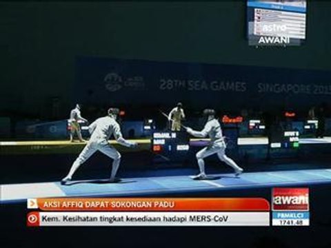 Aksi Affiq dapat sokongan padu