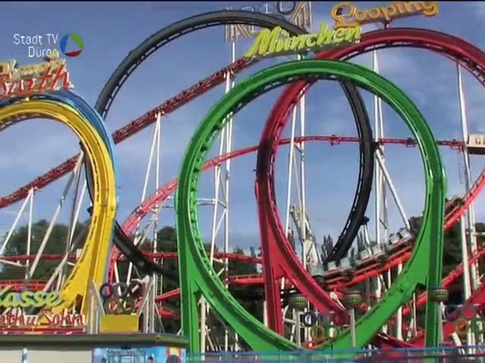 Eine Fahrt mit der Achterbahn der Firma Barth und Sohn