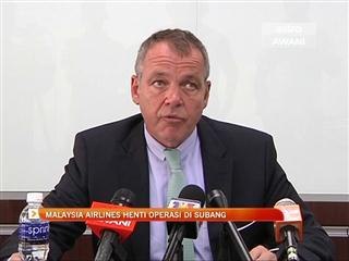 Malaysia Airlines henti operasi di Subang