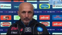 Cagliari-Napoli 1-1 21/2/22 intervista post-partita Luciano Spalletti
