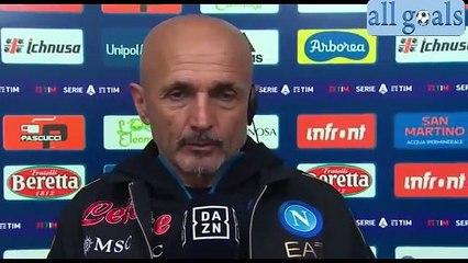 下载视频: Cagliari-Napoli 1-1 21/2/22 intervista post-partita Luciano Spalletti