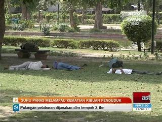 Suhu panas melampau kematian ribuan penduduk