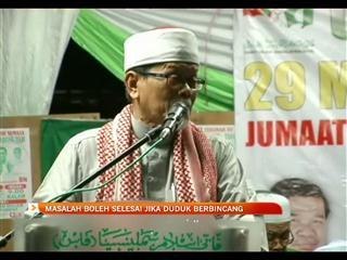 Masalah boleh selesai jika duduk berbincang