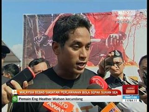 Malaysia bebas siasatan perlawanan bola sepak Sukan SEA