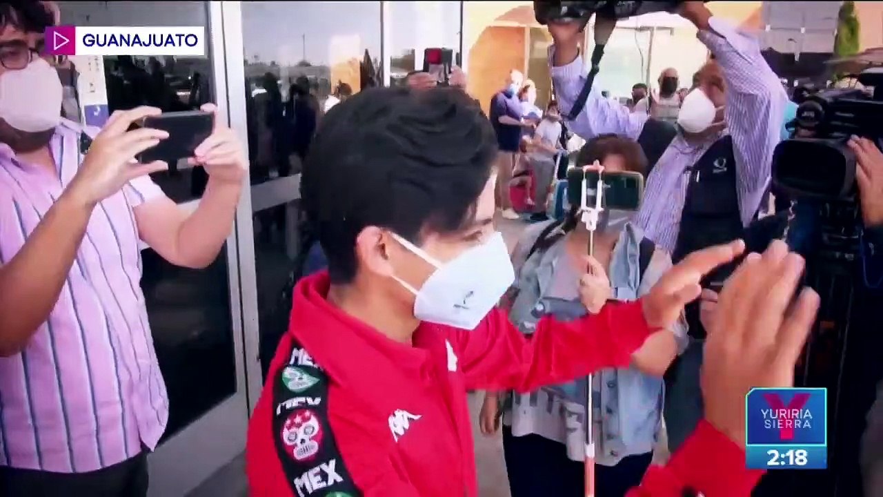 ¡Donovan Carrillo regresa a Guanajuato entre porras y aplausos!