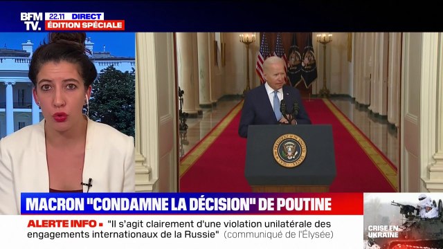 Ukraine: Joe Biden s'est entretenu avec le président français Emmanuel Macron et le chancelier allemand Olaf Scholz