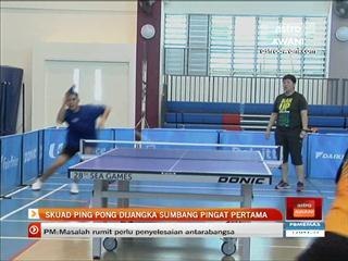Skuad ping pong dijangka sumbang pingat pertama