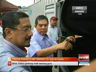 Projek perintis air terawat di Gua Musang