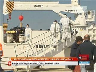 Lagi pendatang diselamatkan pihak berkuasa Itali