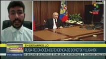 López: Presidente Putin ha hablado de las fortalezas de la Rusia histórica