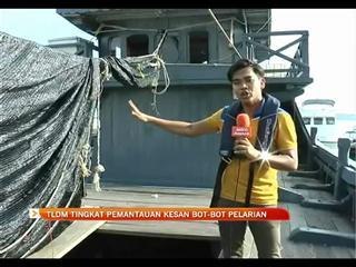 TLDM tingkat pemantauan kesan bot-bot pelarian