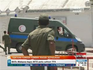 Tentera Tunisia tembak rakan sepasukan