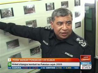 PDRM sahkan penemuan 139 kubur