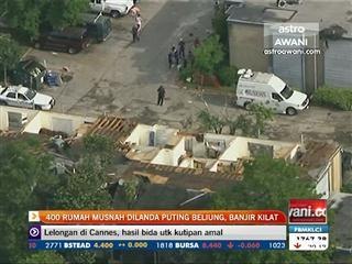 400 rumah musnah dilanda puting beliung, banjir kilat