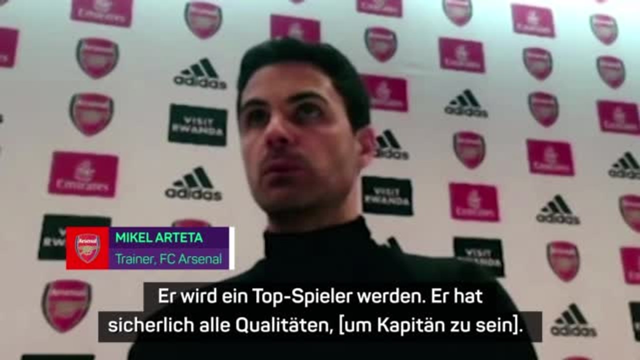 Arteta: “odegaard hat das zeug, um kapitän zu sein”