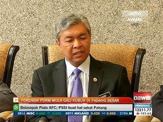 Forensik PDRM mula gali kubur di Padang Besar