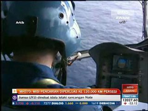 MH370: Misi pencarian diperluas ke 120,000 km persegi