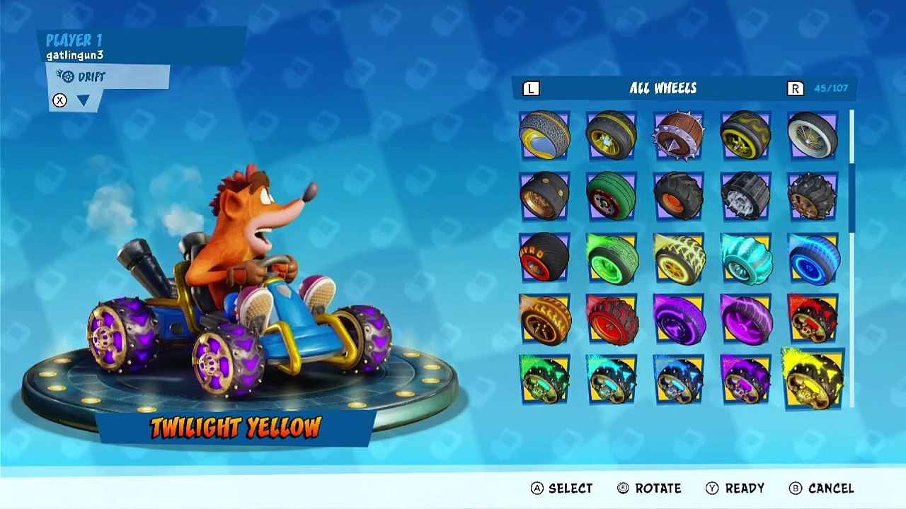 All Wheels On The Classic Kart Showcase - Crash Team Racing Nitro-Fueled