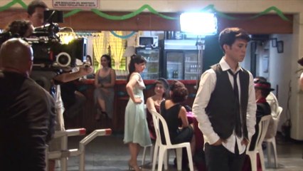 Detrás de Cámara del film AZUL Y NO TAN ROSA, de Miguel Ferrari