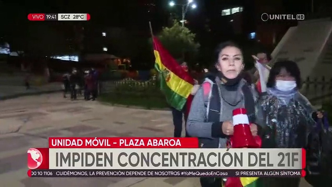 Manifestación de plataformas por los seis años del 21F fue intervenida por afines al MAS