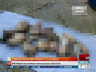 Cebisan mayat bayi dikerat 15 dijumpai