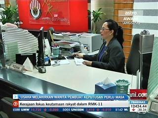 Usaha melahirkan wanita pembuat keputusan perlu masa
