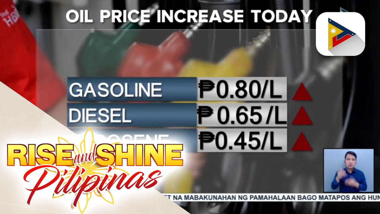 Taas-presyo sa krudo, epektibo ngayong araw