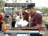 Laporan awal siasatan nahas helikopter Dauphin 9M-IGB