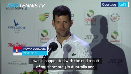 下载视频: Djokovic congratulates Nadal on record-breaking Australian title