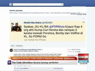 Anggota sindiket curi kereta mewah direman seminggu