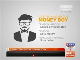 Isu 'Money Boy': Khidmat seks didiklan di laman sosial