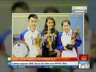 Nicol David rangkul kejuaraan ke-9 kejohanan individu Asia