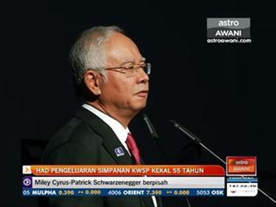 EPF withrawal age remains the same - Najib