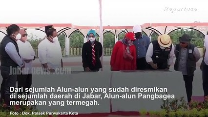 MENENGOK KEMEGAHAN ALUN ALUN PANGBAGEA PANGANDARAN DIBANGUN DENGAN ANGGARAN FANTASTIS