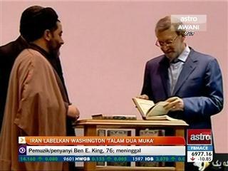 Iran labelkan Washington 'talam dua muka'