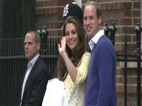 British royals present baby daughter to waiting world