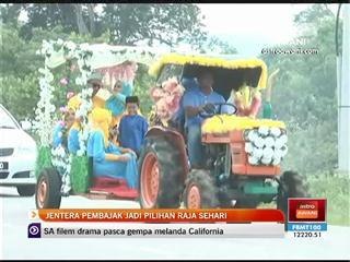 Jentera pembajak jadi pilihan raja sehari