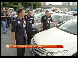 Tiga datuk palsu tipu jual beli kereta
