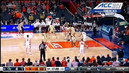 Georgia Tech vs. Syracuse Men's Basketball Highlights (2021-22)