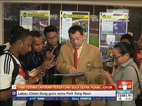 FAM terima laporan persatuan bola sepak Perak, Johor