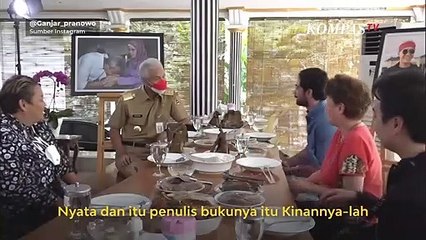 Momen Ganjar Pranowo Ledek Reza Rahadian dengan Sebutan Mas Aris