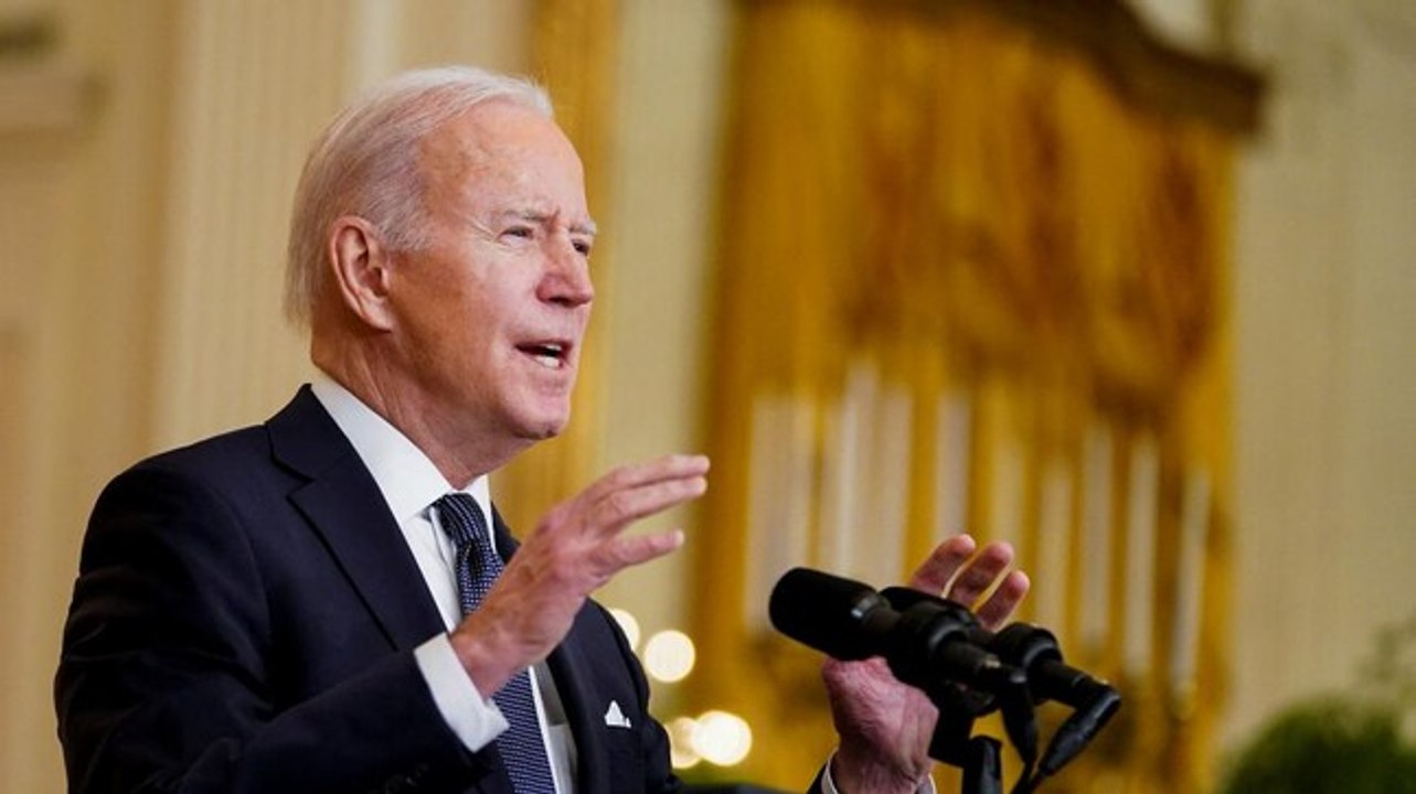 US President Joe Biden announces sanctions on Russia-backed Ukraine regions