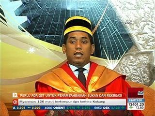 Perlu ada GST untuk penambahbaikan sukan dan rekreasi