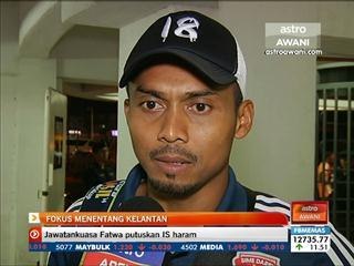 Juzaili Samion gesa rakan fokus menentang Kelantan